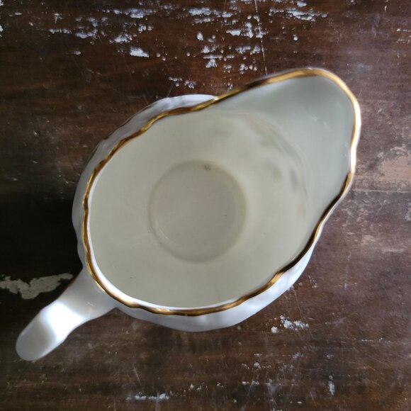 Vintage Aynsley Pembroke Pattern Fine Bone China Petite Creamer, Bird & Flowers - Picture 6 of 7